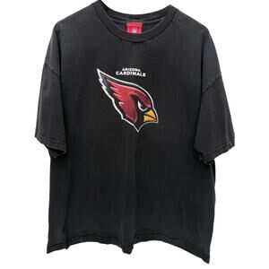 Arizona Cardinals T Shirt Mens 2XL Black NFL Football Graphic Logo Tee